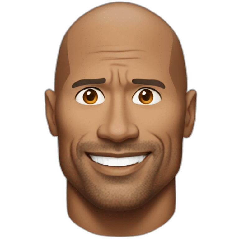 Dwayne Johnson conduit emoji