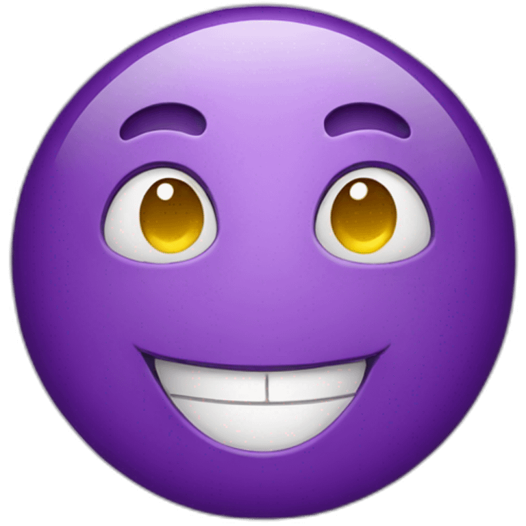 purple smiley emoji