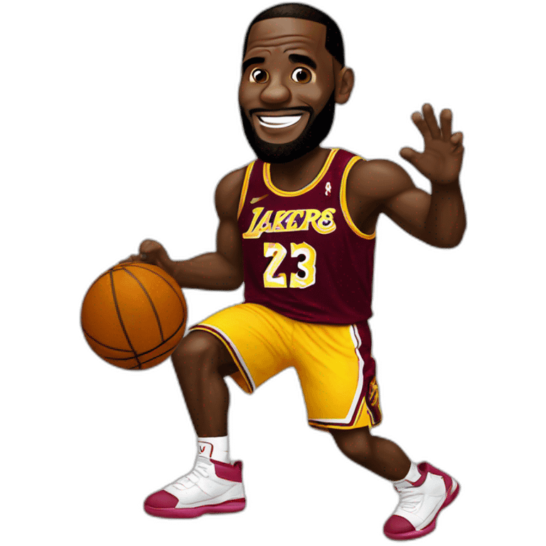 Lebron jams emoji