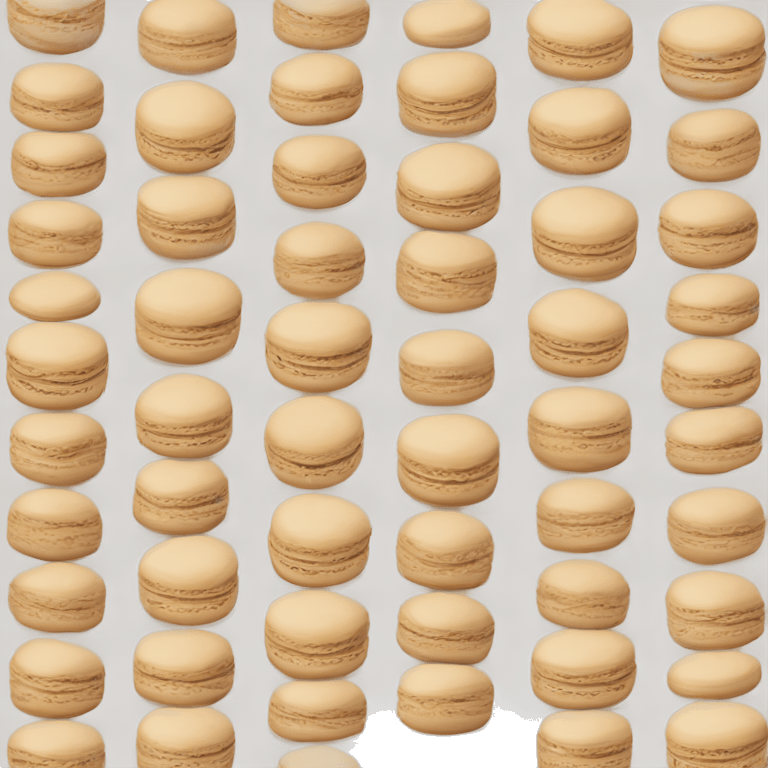 beige macaron emoji