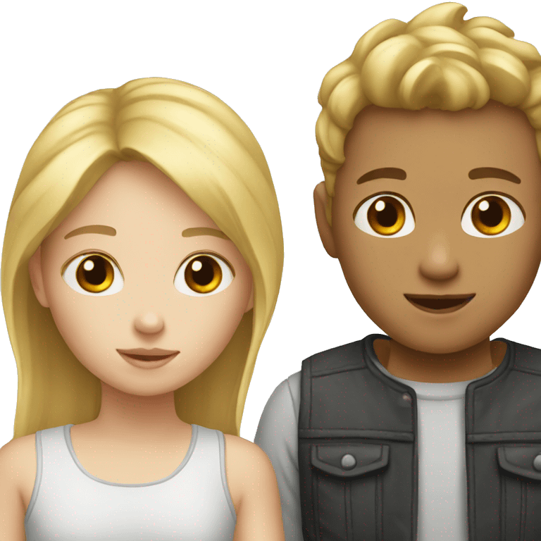 two white kids emoji