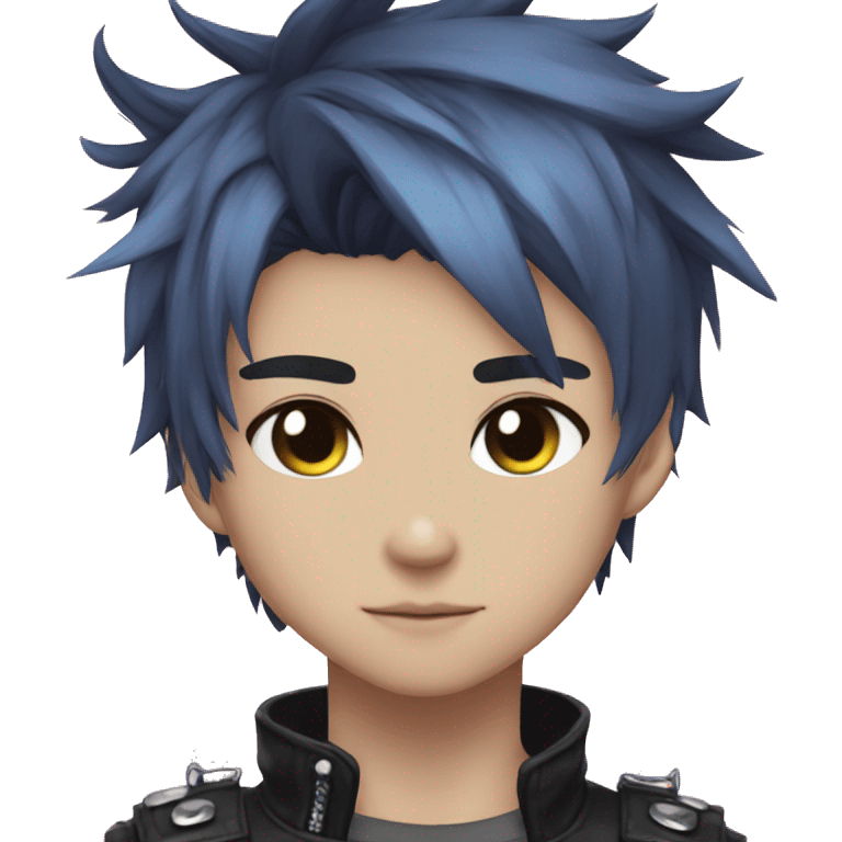 Cute Edgy Attractive Anime Punk Catboy emoji