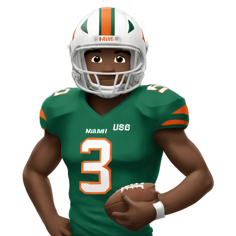 Miami hurricanes football emoji