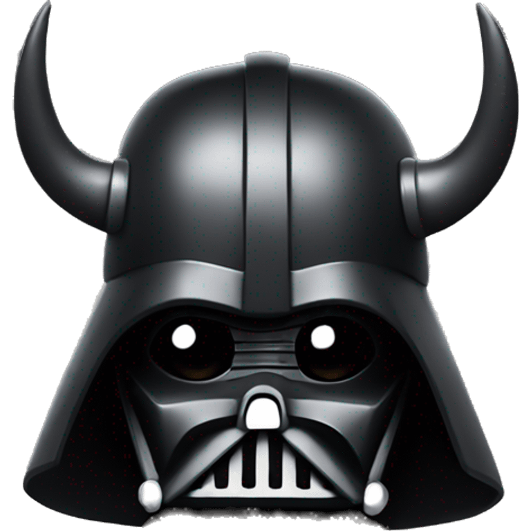 Death Vader as a Viking emoji