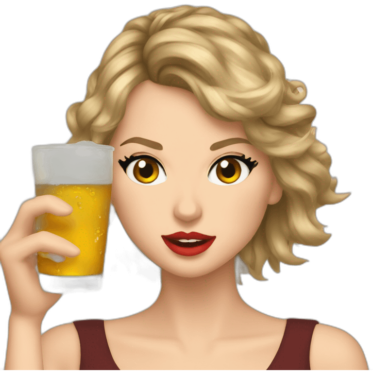 Drunk taylor swift emoji