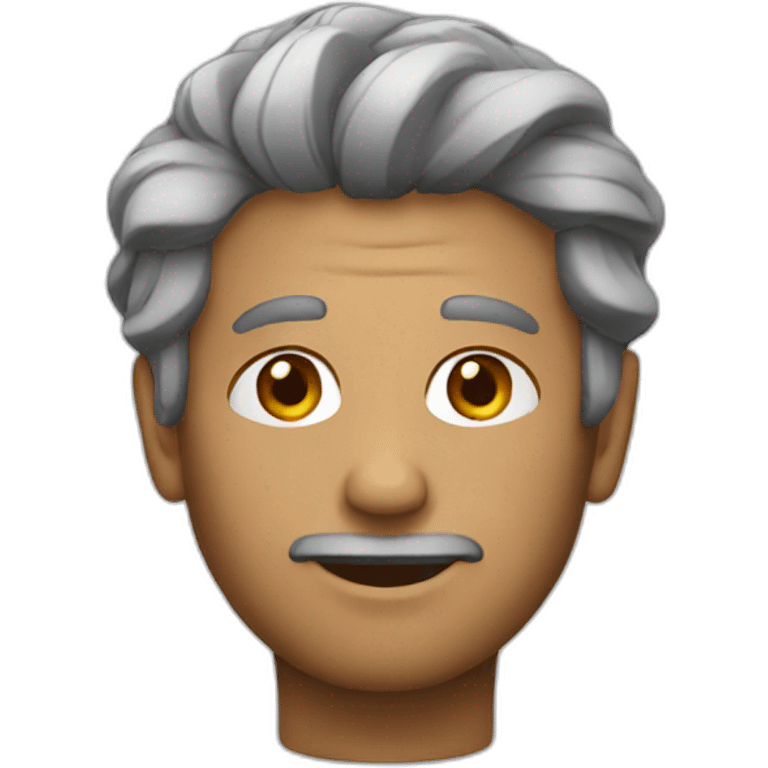 man with hair emoji