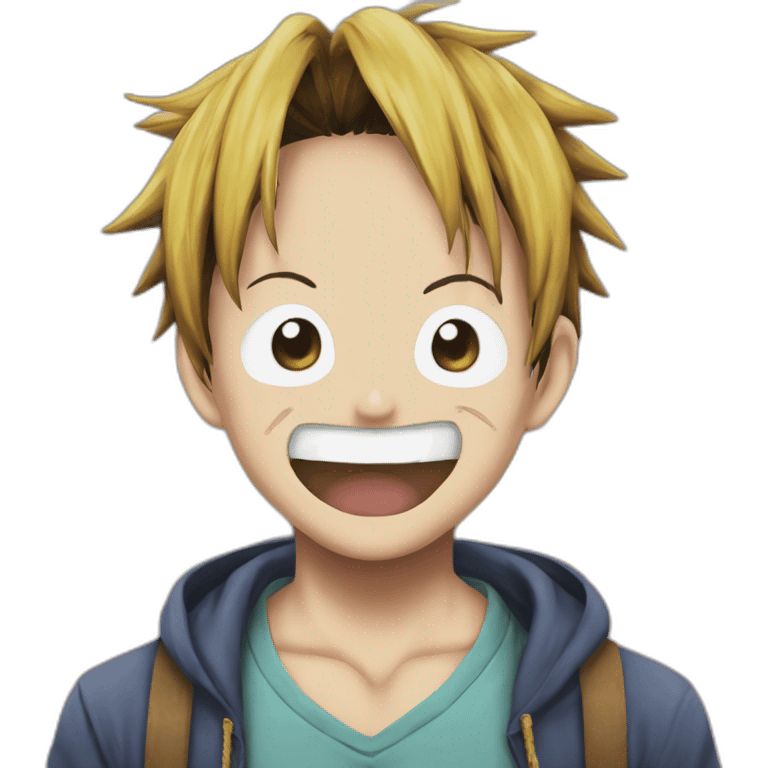 Luffy X naruro emoji