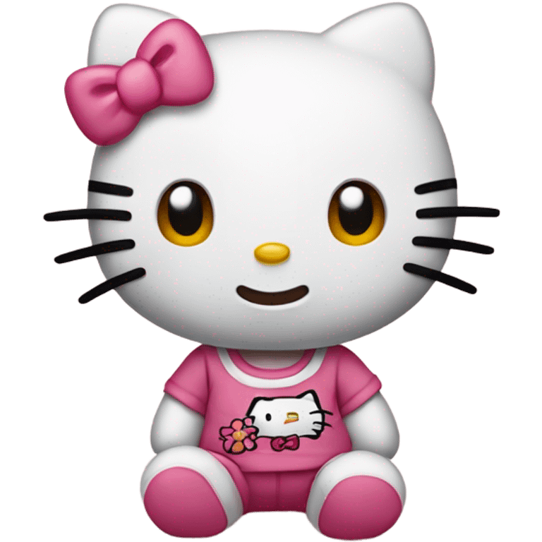 Chill hello kitty emoji