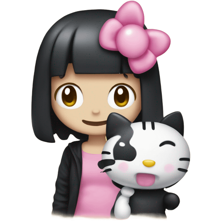 hello kitty and kuromi emoji