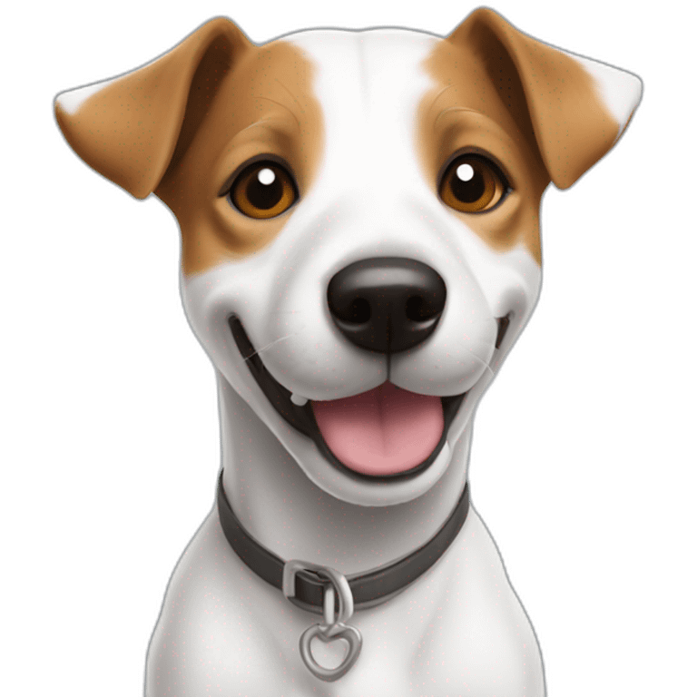 Cute little Jack Russell emoji