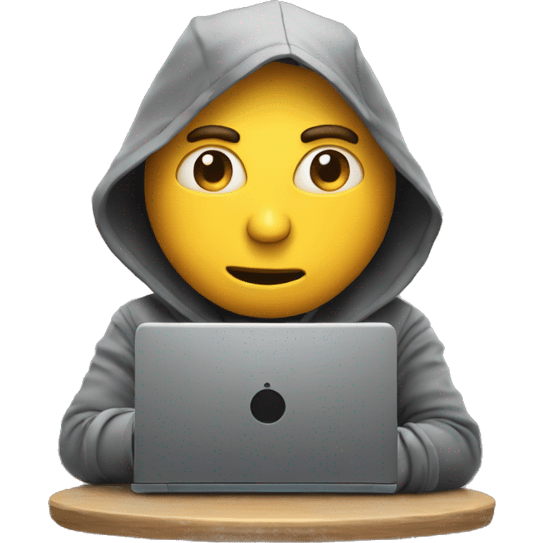 Hacker with a laptop emoji