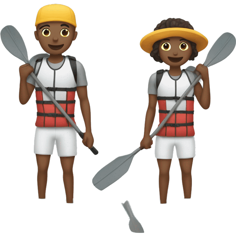 kayaking duo emoji