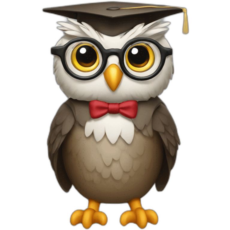 Professor owl emoji