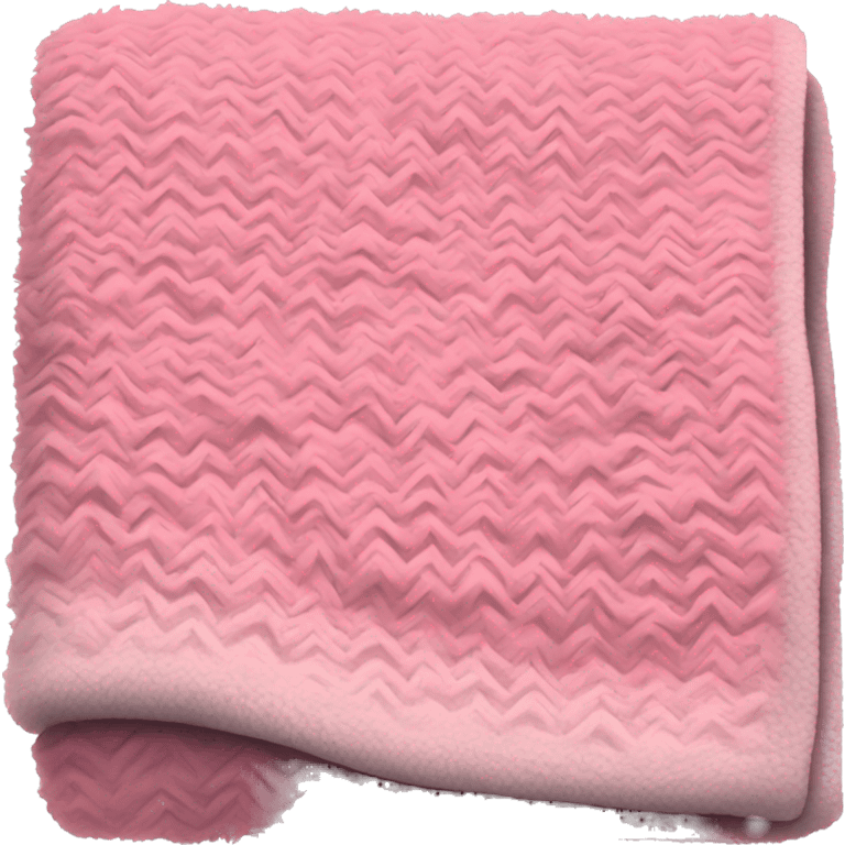 Pink cozy blanket  emoji