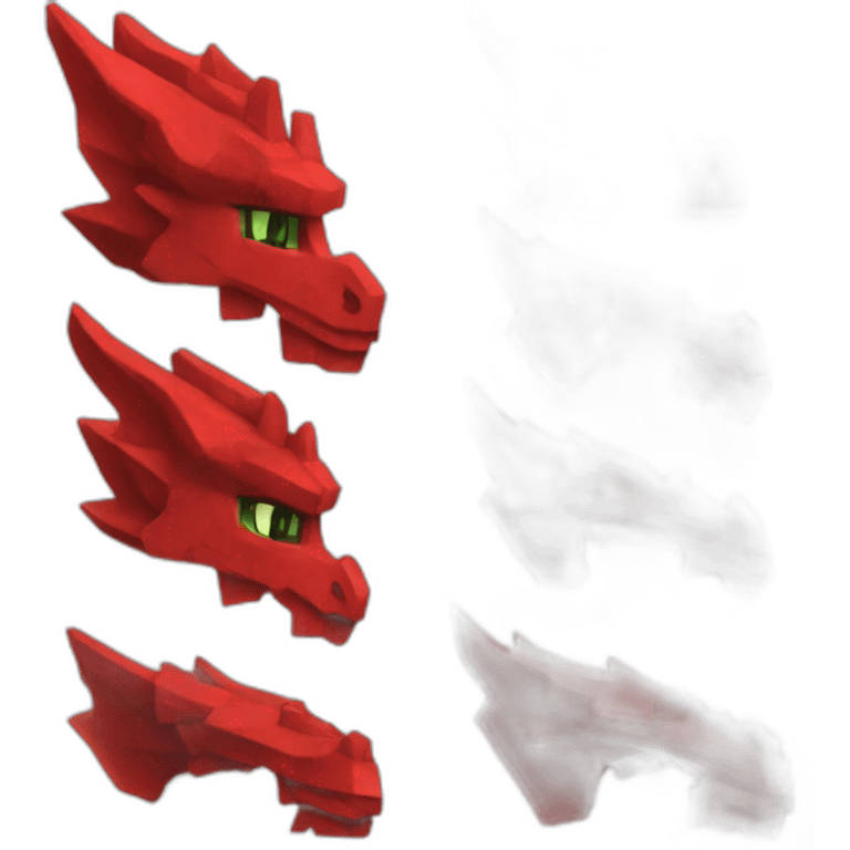 head hat Red dragon Minecraft delegate emoji