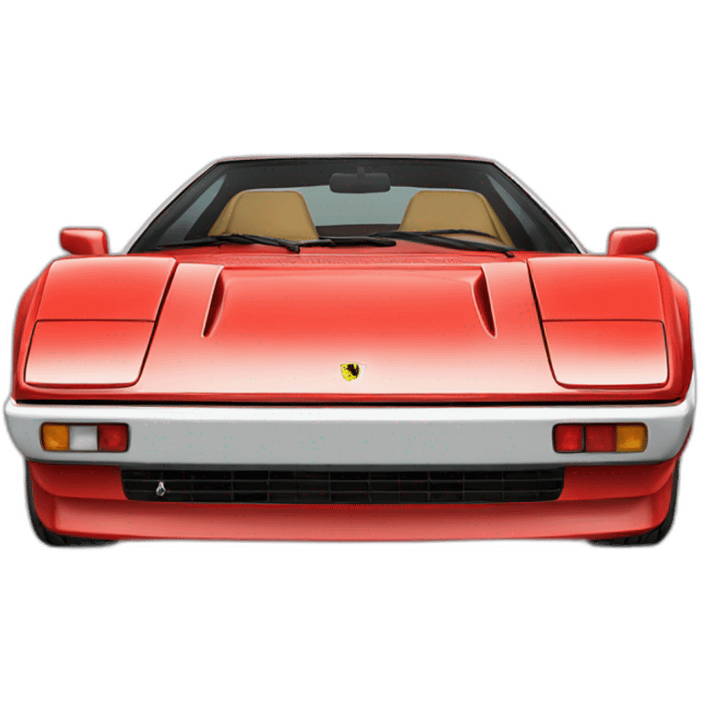 red ferrari 308 hawaii emoji