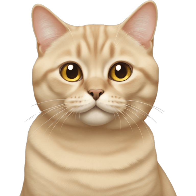 beige british cat emoji