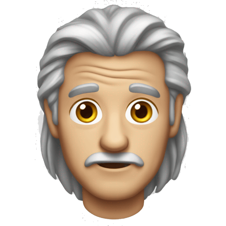 65 year old hillbilly male with long grey hair emoji