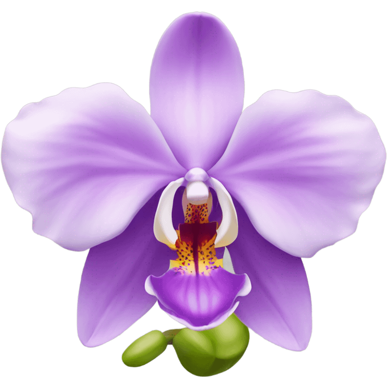 Orchid flower emoji