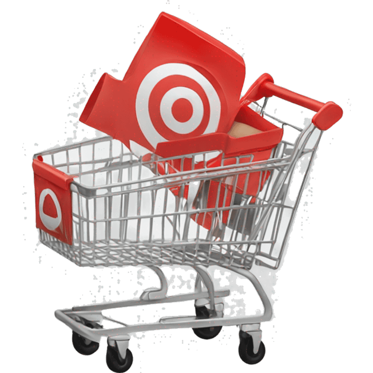 All Red Target shopping cart emoji