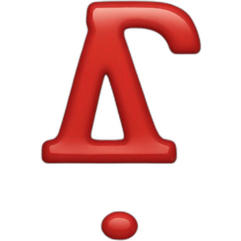 red small letter "a"  emoji