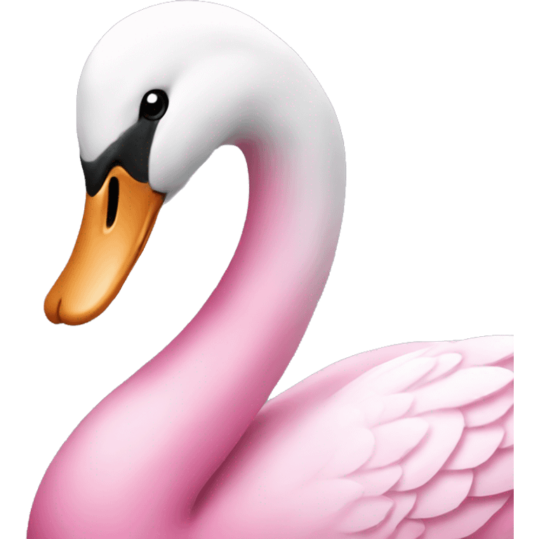 pink swan emoji