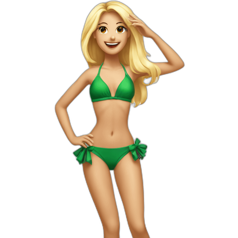 dancing-christmas-bikini-full-body-blonde emoji