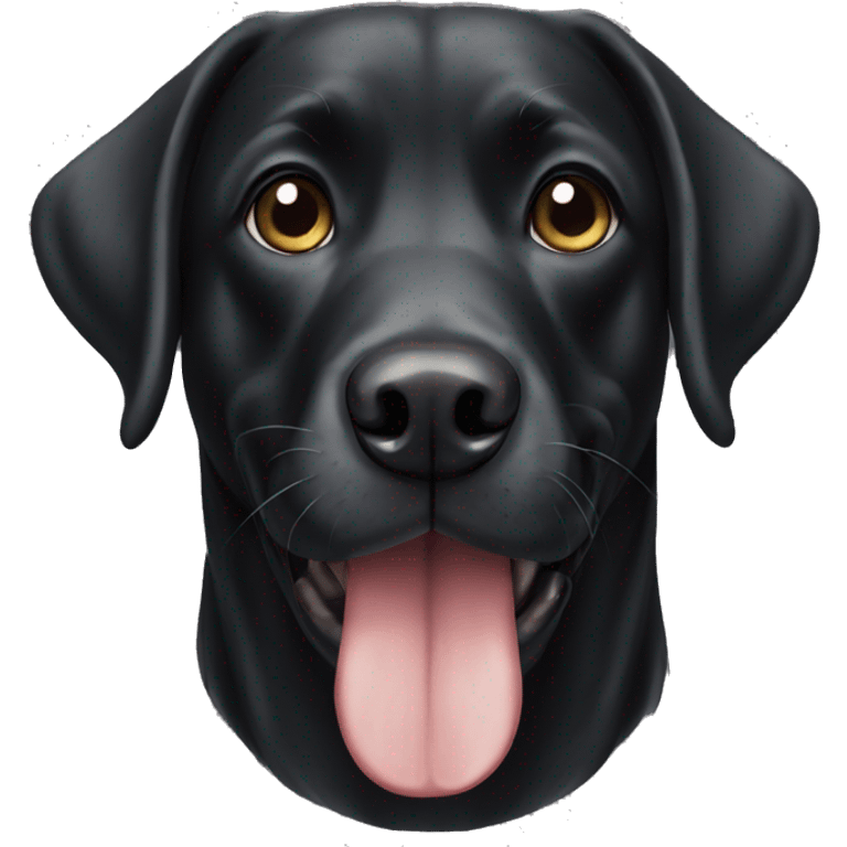 black lab emoji