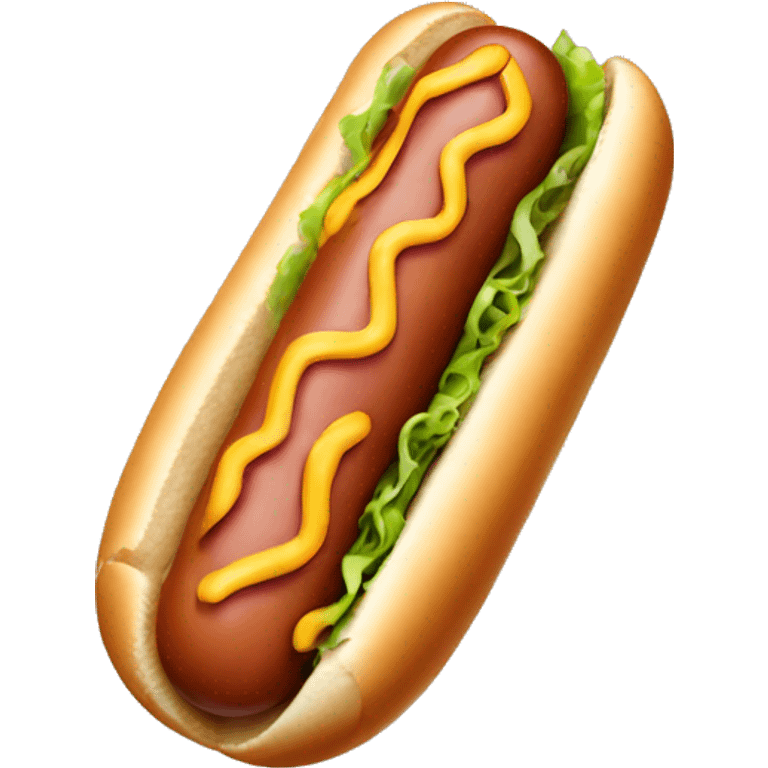 Humanoid hot dog emoji