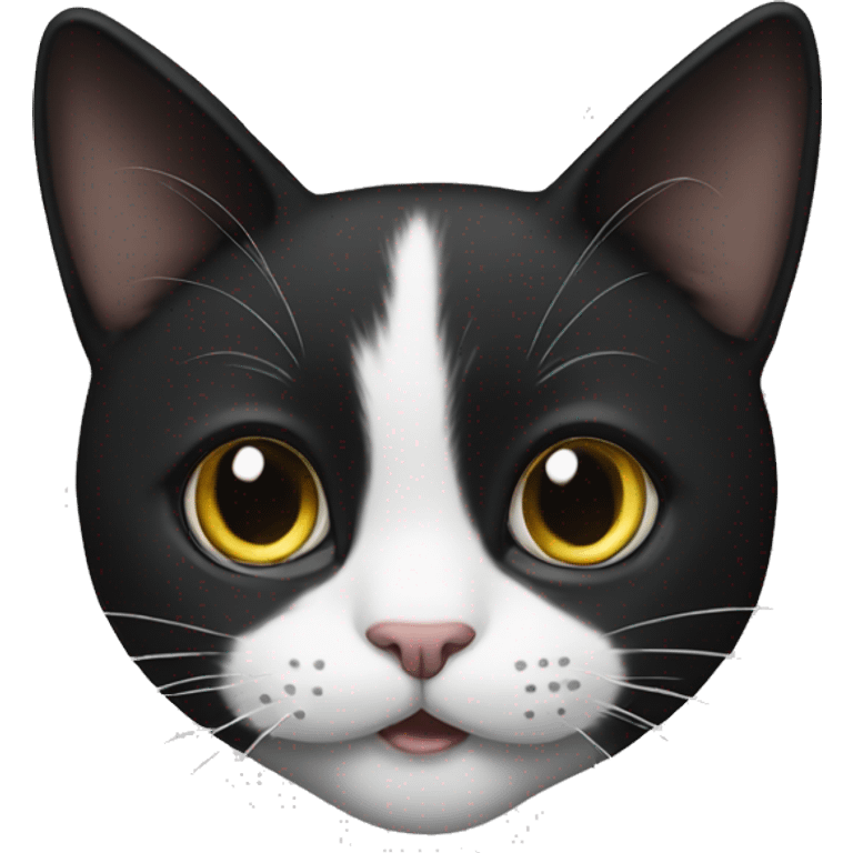 Tuxedo cat emoji