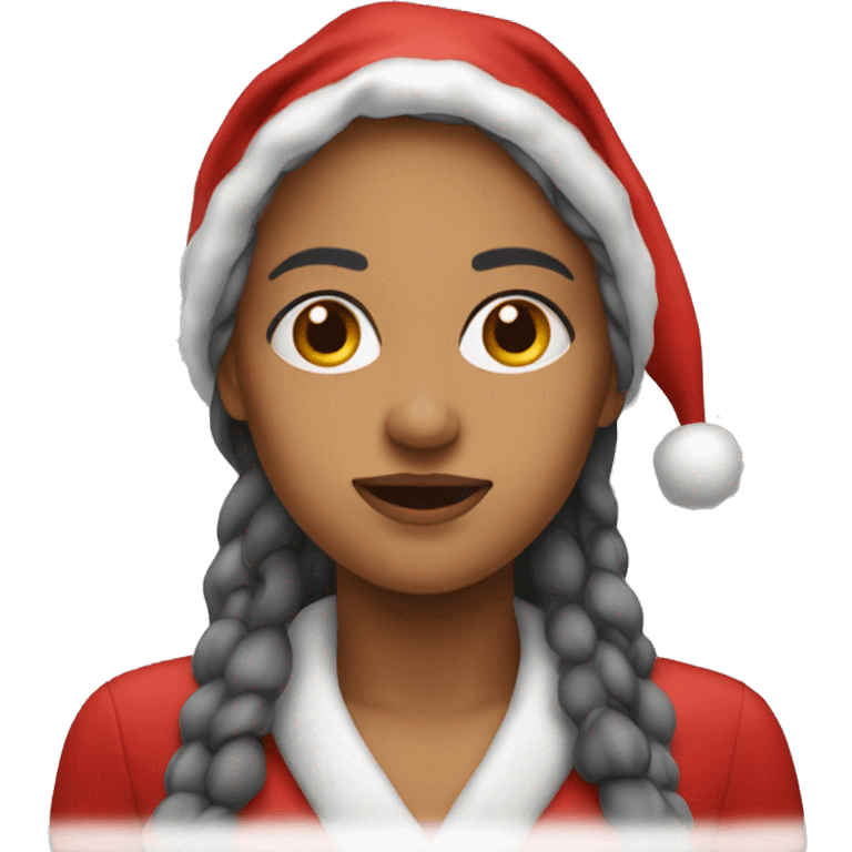 woman santa emoji