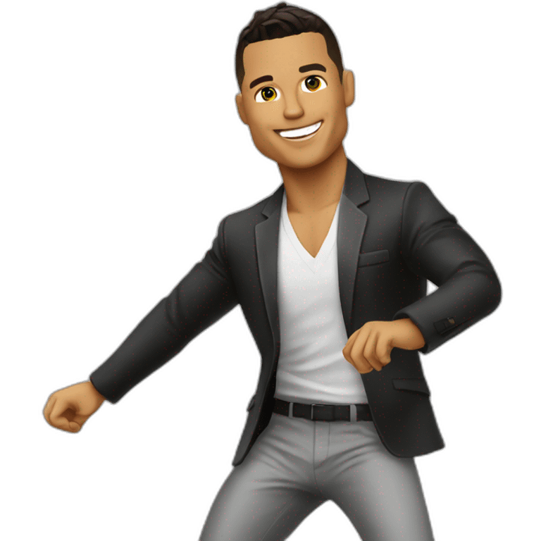 ronaldo danse salsa emoji