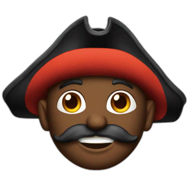 pirate of caribbean in lava emoji