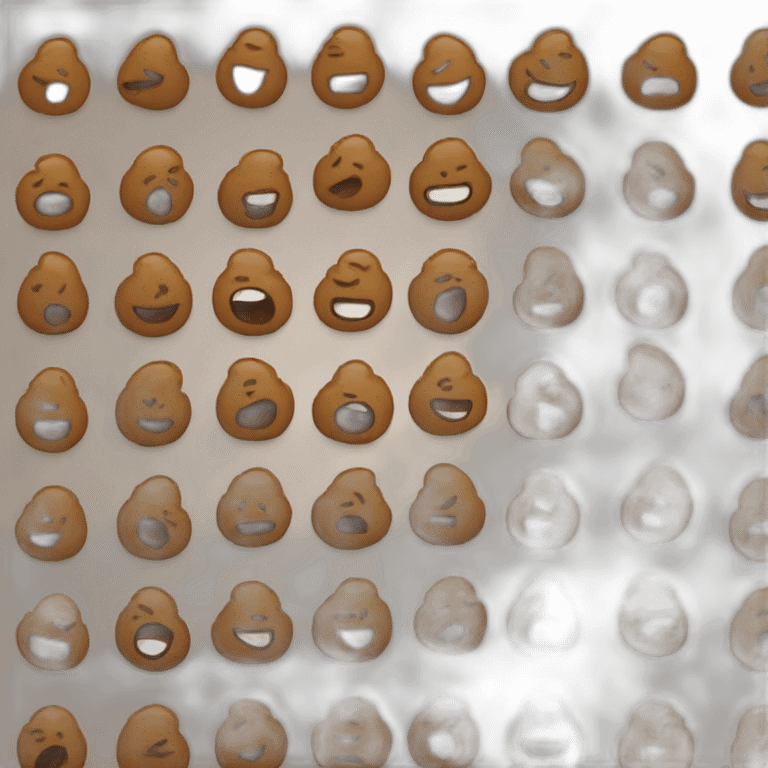 laughing poop emoji