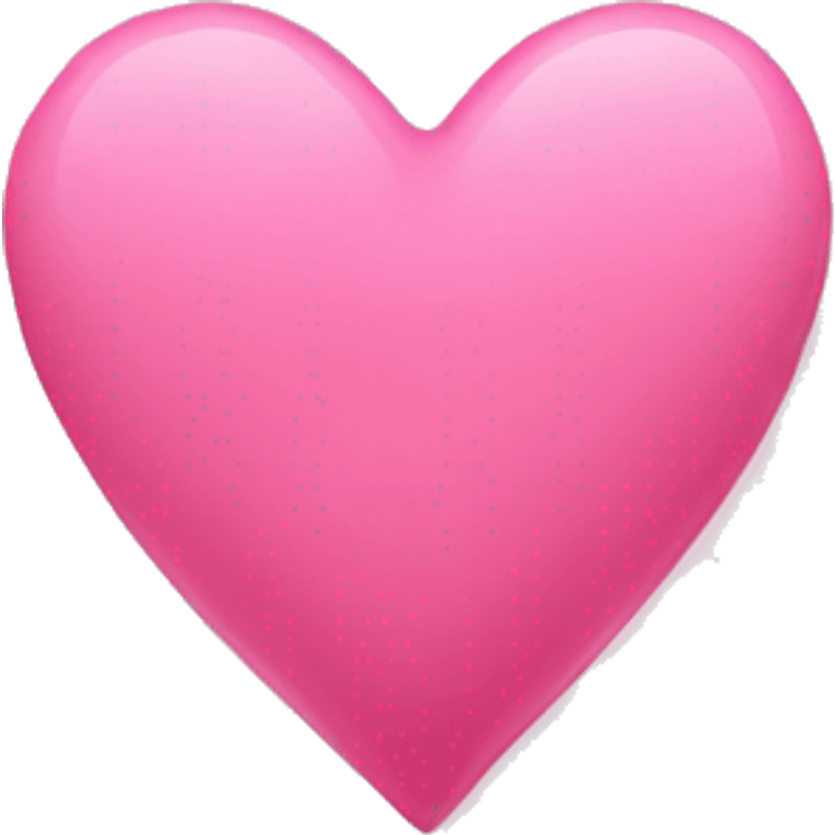 A heart pink aesthetic  emoji