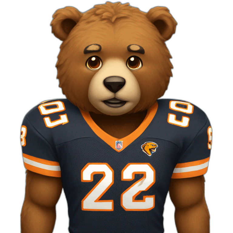 Bear with suns jersey emoji