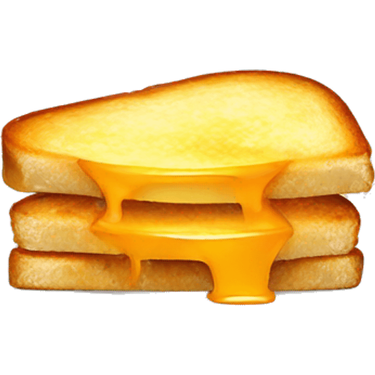 Sad grilled cheese emoji