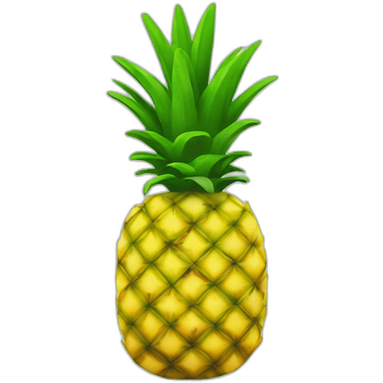 Pineapple iPhone style mobile smartphone emoji