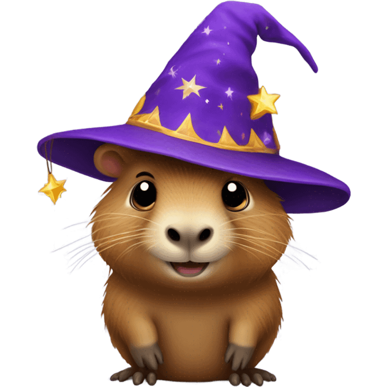 capybara wizard hat emoji