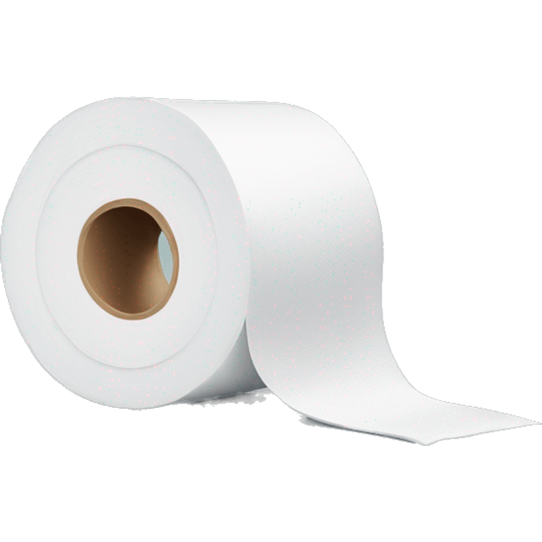 Toilet paper with pool emoji