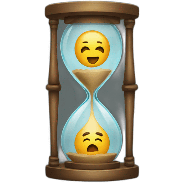 emoji waiting hourglass emoji