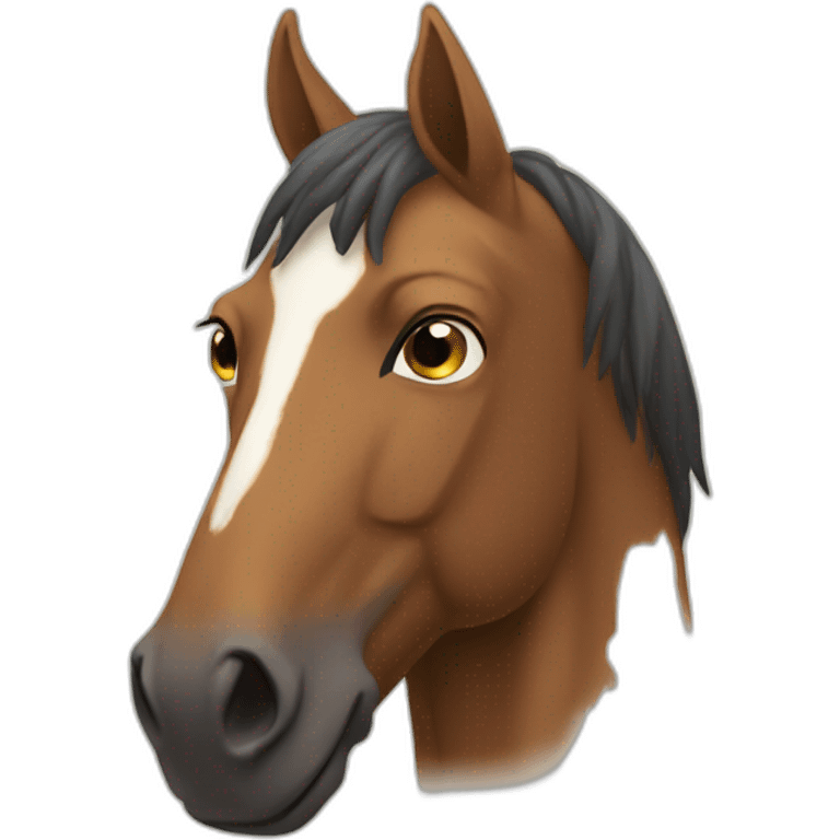 Caballo enojado emoji