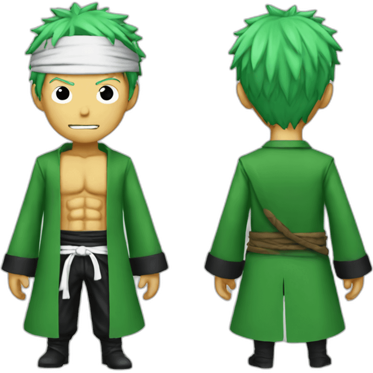 zoro from one piece emoji