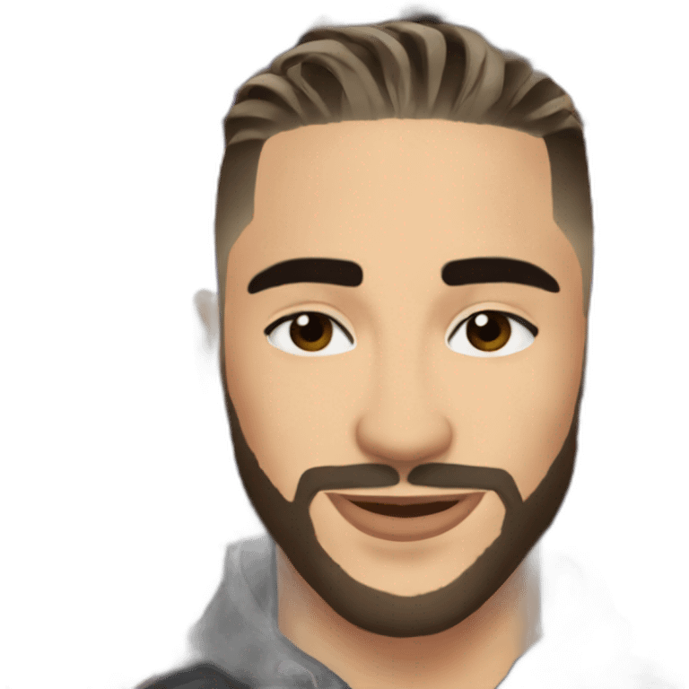 Maluma kissint emoji