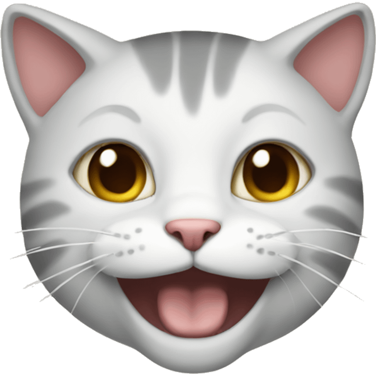 Happy cat emoji