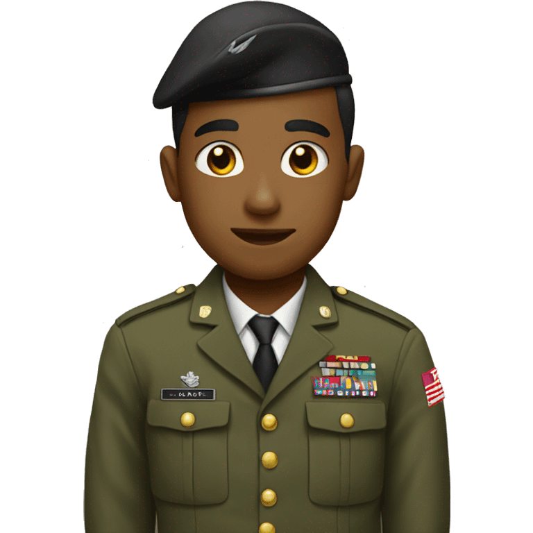 military boy in uniform emoji