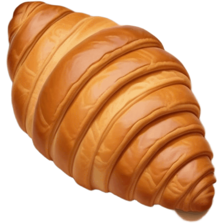 croissant wrapped in brown paper emoji