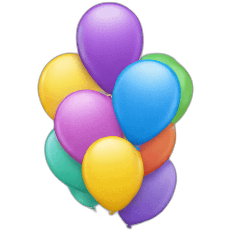 balloons arc emoji