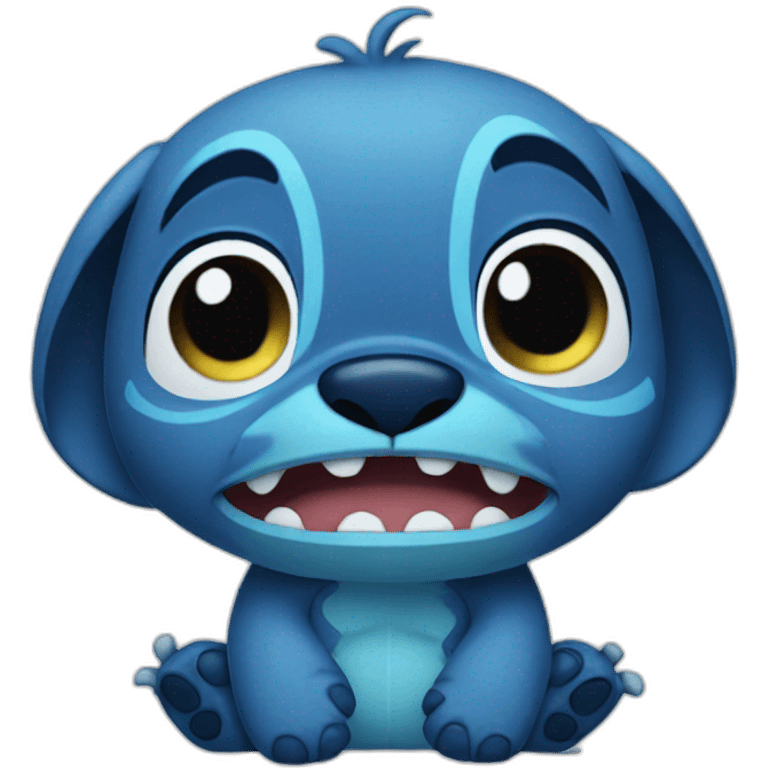 Stitch sad emoji