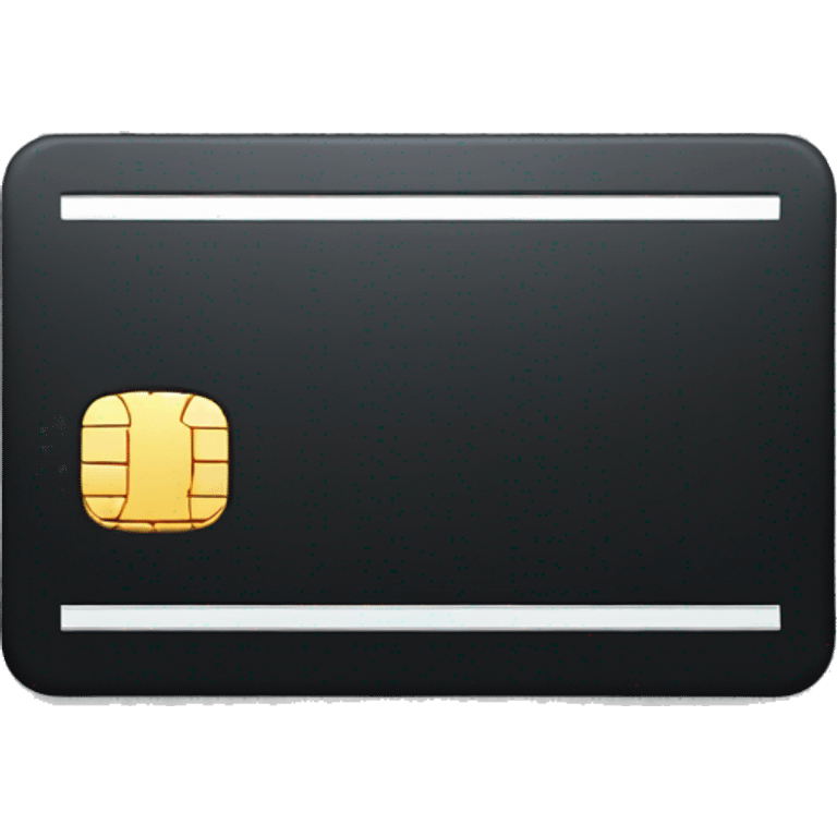 black credit card emoji